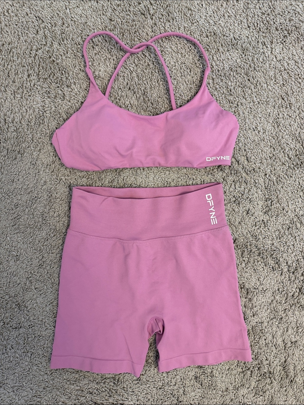 DFYNE Dynamic Shorts and Bra Set